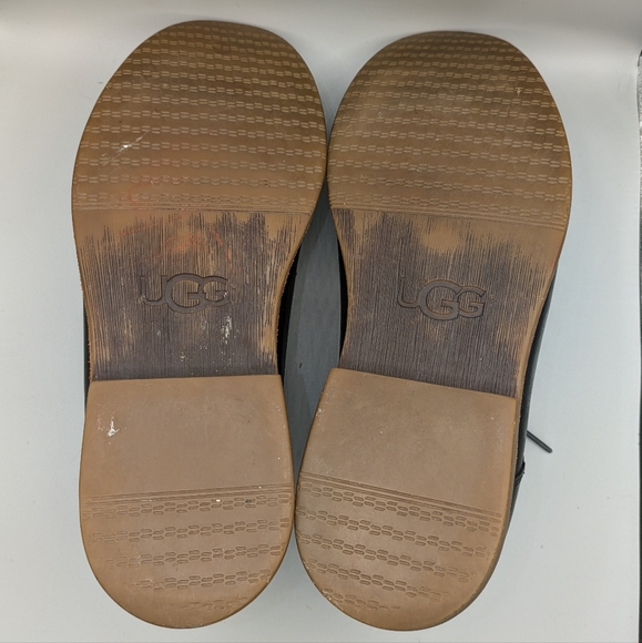 UGG | Men’s Hixson Lace Up Leather Oxford Shoes Professional Sherpa Lined SZ 11 - Picture 8 of 9